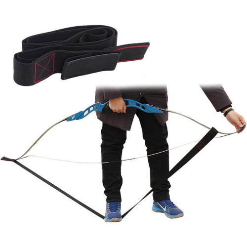 Recurve Bow Stringer Tool For String Install, Polyester Line Changer Accessory For Recurve Bows, 177 cm Rope, Compact 1