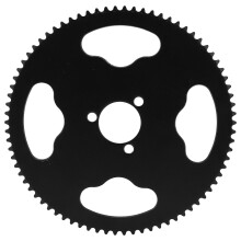 Lightweight 25H 78S Black Steel Crankset for Mini Motorcycles