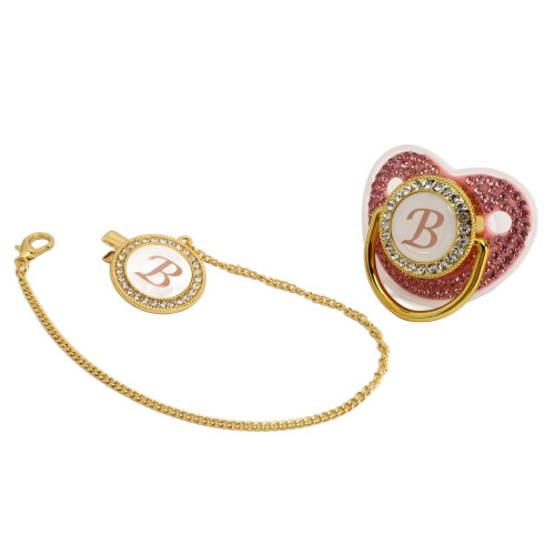 ohbabies Paci Carillon con Strass, Silicone Curvo, 6-18 Mesi 1