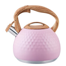 Stove  Kettle 3L Stainless Steel Whistling Kettle For Gas Stove Induction Cooker Camping Teapot Color Roze