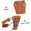 Leather Tip Nylon Recurve Stringer Rope for Longbow and Compound Bow, String Installation and Replacement Tool 2