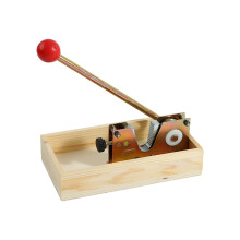 Space Saving With Adjustable Lever Design And Wooden Storage Box Nut Cracker Tool