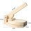 Wooden Dumpling Press Tool with Ergonomic Handle for Easy Dough Pressing and Quick Wrapper Making 5