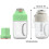 Portable Blender 1200ml USB Rechargeable Smoothie Maker Mini Fruit Juicer Green Durable Design 2