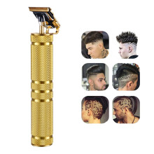 Ergonomisk T-blads hårtrimmer, professionell skäggrak med titanblad, sladdlös och snabb laddning för oavbrutna groomingsessioner