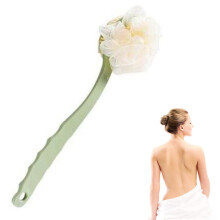 Dubbele borstels, lichaamsscrubborstel met zachte luffa voor een milde verzorging, douchesponzen, rugreiniger/wasspons voor een complete hygiëne.
