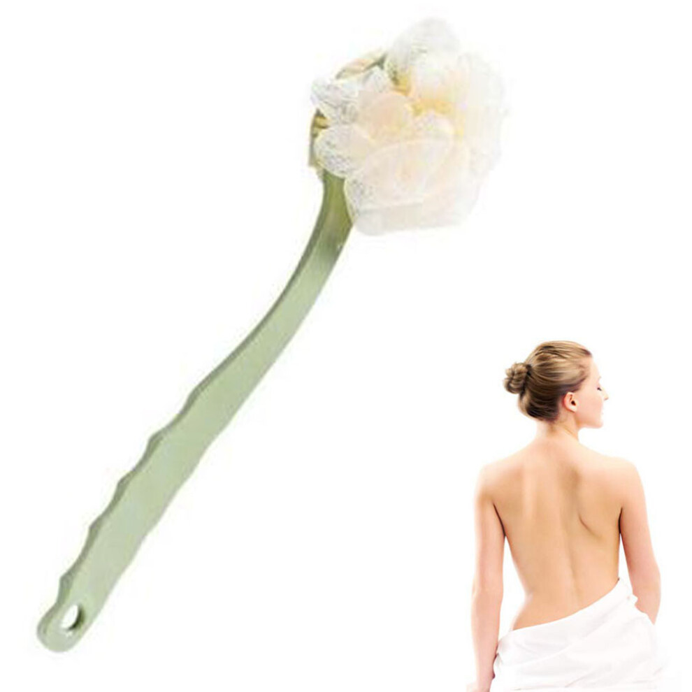 Dual Brushes, Body Exfoliator Brush With Soft Loofah For Gentle Care, Shower Scrubber Sponges, Back Cleaner Washer Sponge For Comprehensive Hygiene
