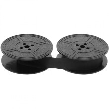 Twin Spool Replacement for Typewriter Ribbon, High-Quality Ink Nylon Cloth Small Particles Strong Ink Absorption Clear Handwriting, Universal