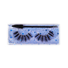 Eyelash Set Vegan Faux Mink Lashes 3D Fluffy Natural Look Reusable Non Irritating Fiber Lashes For All Day Comfort And Versatile Use For Nightclubs