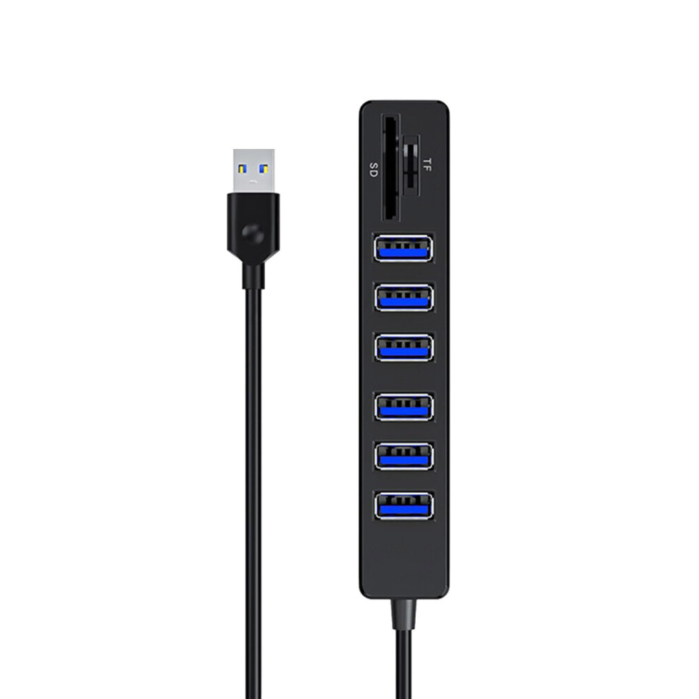 8 Port Usb Adapter Usb Expansion Card Reader Fast Data Transfer For Computers And Keyboard 9094768684078