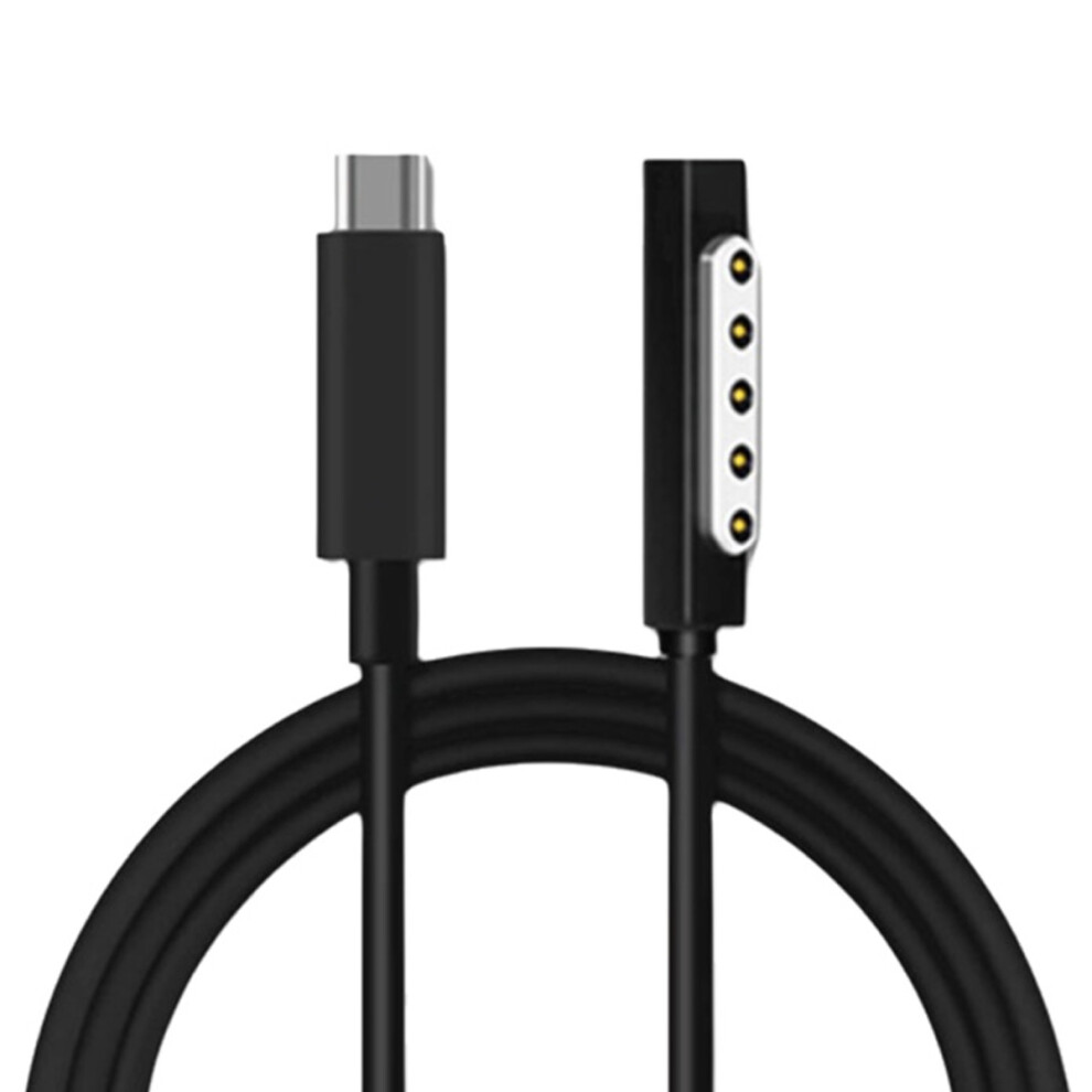 45W Power Delivery, Lightweight And Portable Surface Connect To Usb-C Cable, Usb-C Pd Charging Cable For Fast Charging Via Pd Durable Tpe Coating 9165521343461