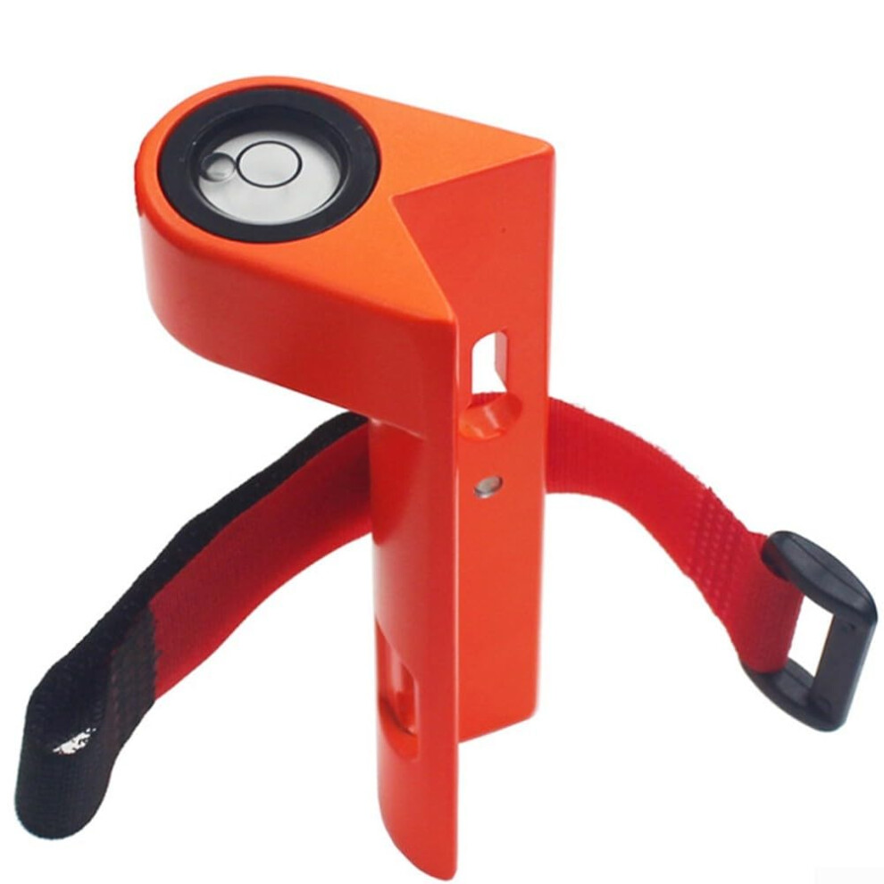Adjustable Grade Rod Level Portable Measuring Instrument With Horizontal Bubble For Tower Ruler Right Angle 90 Degree Level Orange 9199774427708