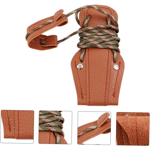 Leather Tip Nylon Recurve String Stringer Bowstring Installation Aid For Recurve Replacement 1