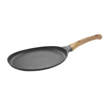 Non Stick Frying Pan for Eggs and Pancakes, Aluminum Crepe and Tortilla Pan with Long Handle
