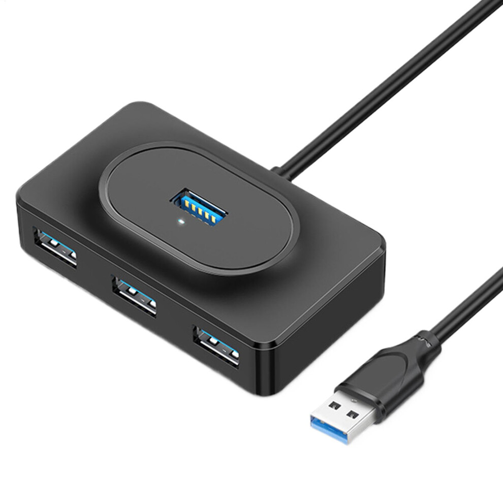 4Port Usb 3.0 Hub Speed Data Transfer Slim Portable Design For Laptop And Multidevice Connectivity 9199774428231