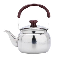 Stainless Steel Whistling Tea Kettle 2L for Stovetop and Camping with CoolTouch Handle