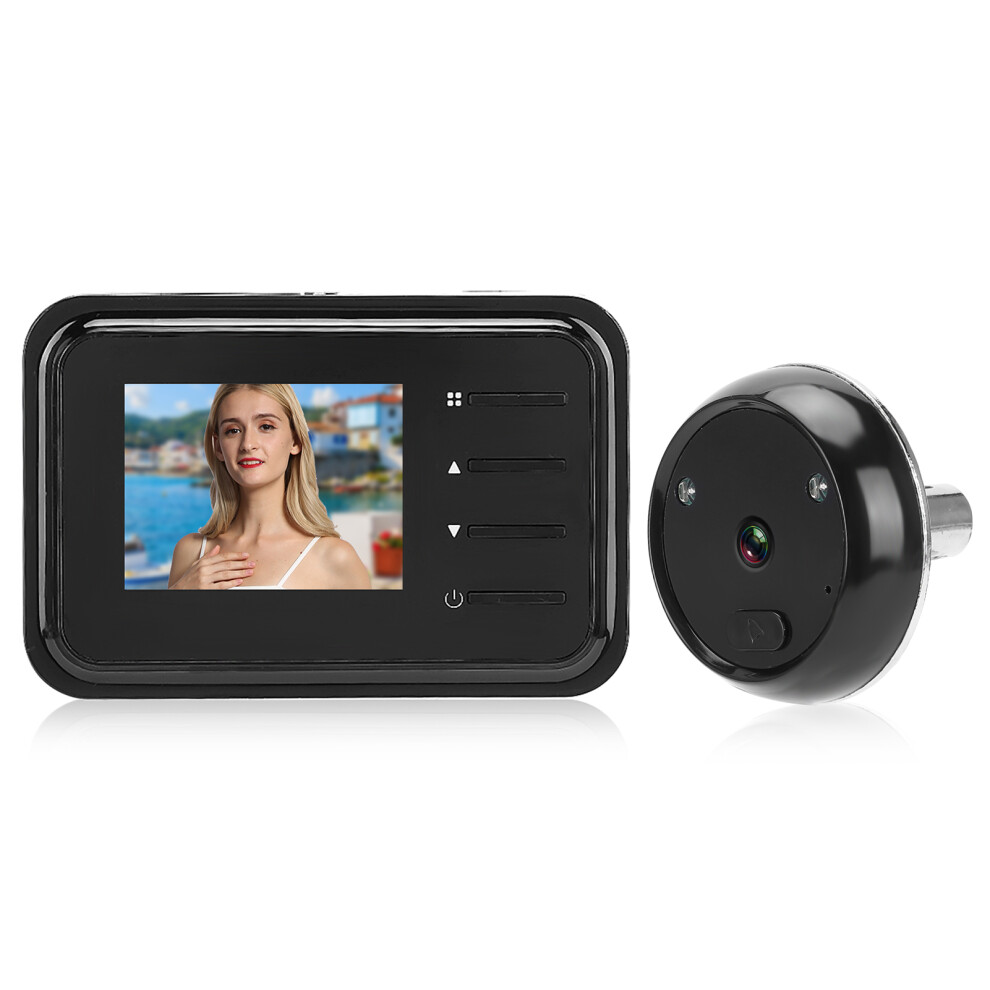 Digital Video Doorbell 2.4In Lcd Night Vision Camera 90 Wide Angle For House 4361378140924