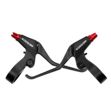 Bicycle Brake Lever Red Blue VBrake Disc Brake Lever Compatible With MTB Road Bike BMX Scooter Aluminum Handlebar Bike Accessories