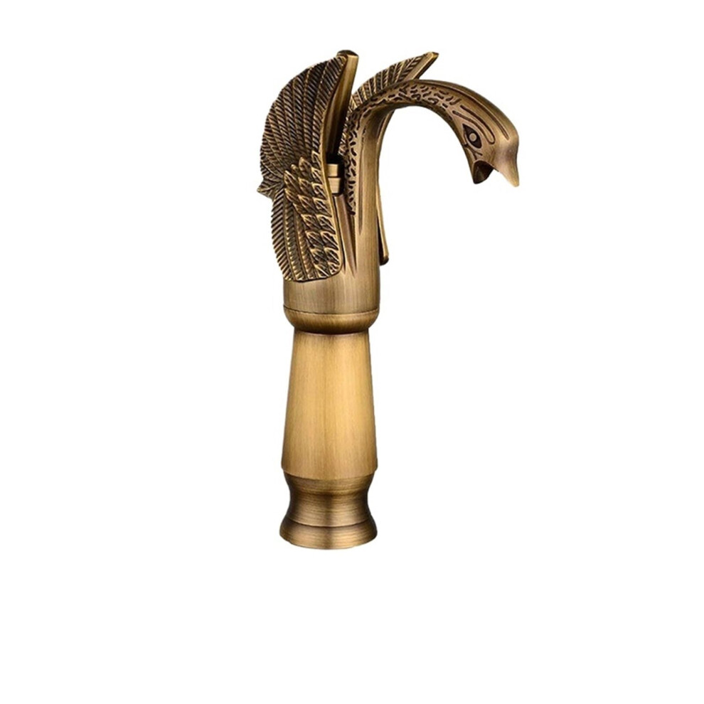 Antique Bathroom Sink Tap Golden Swan Basin Faucet For Vessel Sink Hot And Cold Water Mixer Tap 12 Types C Tall 9199774428972