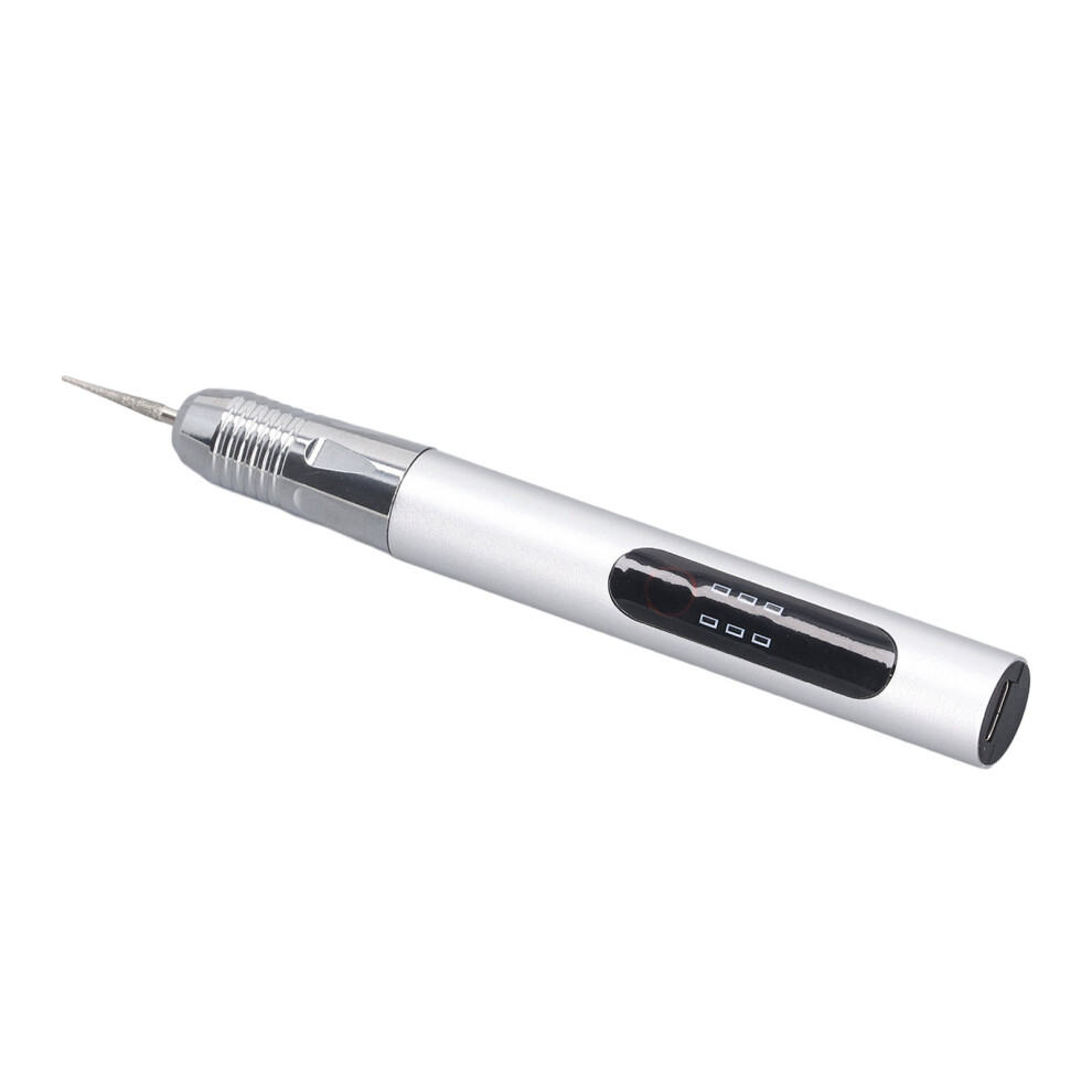 Electric Nail Art Engraver 3-Speed 10W Aluminum Alloy Pen