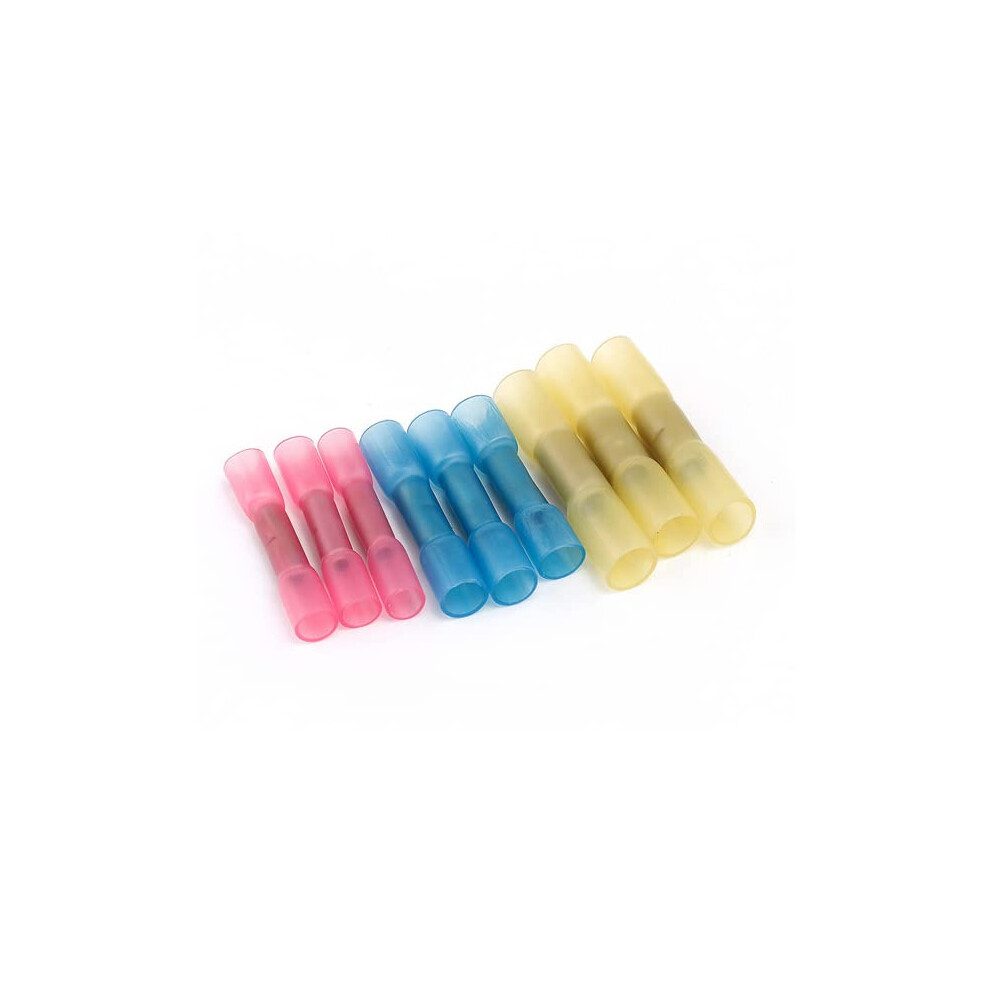 Solder Seal Sleeve 100Piece Set, Heat Shrink Wire Connectors, Crimp Terminals, Automotive Marine Insulated 9187378726105