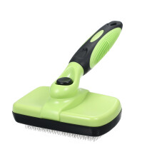 Spazzola a fili d'acciaio con aghi retrattile 223 g 26x15x7,5 verde