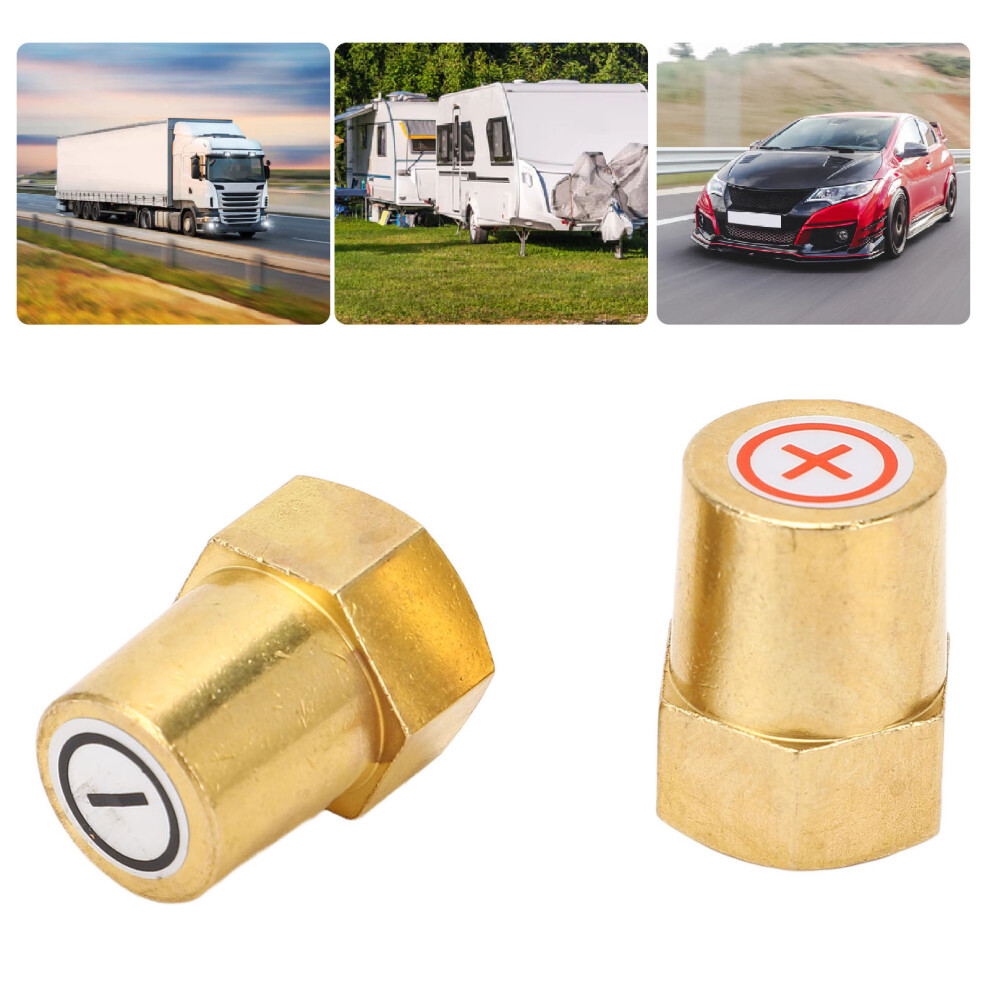 2Pcs Brass Battery Terminal Post Connectors For Cars, Rvs, Trucks & Audio 5001378145091