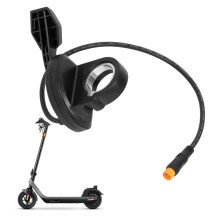 Electric Throttle Thumb Speed Controller For Motorcycle ATV Motocross GoKart Scooters, Yellow Round Head ThreePin