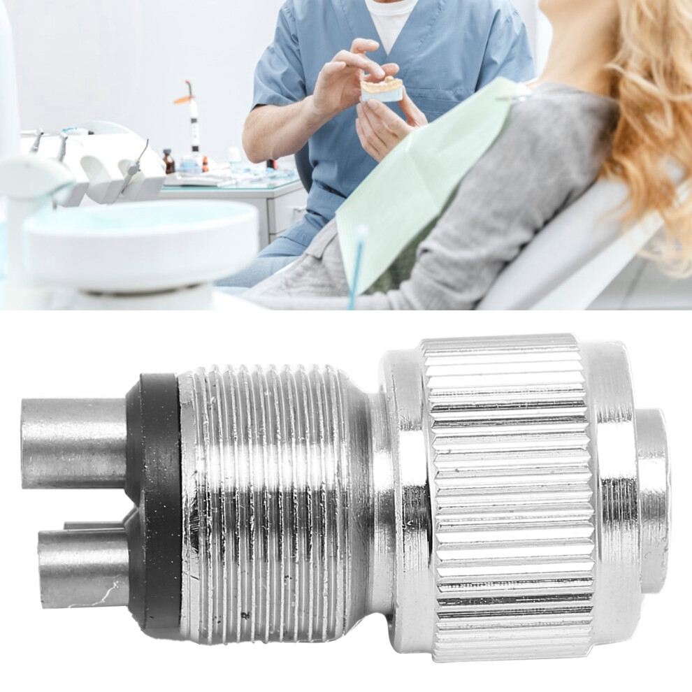 Stainless Steel 4âHole to 2âHole Dental Handpiece Adapter Converter
