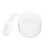 White Dental Burs Cleaner Container - Dust-Proof Durable Portable 15