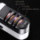 Electric Knife Sharpener 20W 2Stage Sharpening System With Diamond Grinding Guides USB Rechargeable OneButton Start 2