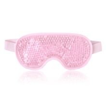 Masque pour les yeux à billes de gel pour le traitement des cernes, compresse froide réutilisable pour la thérapie chaud-froid, soulageant les