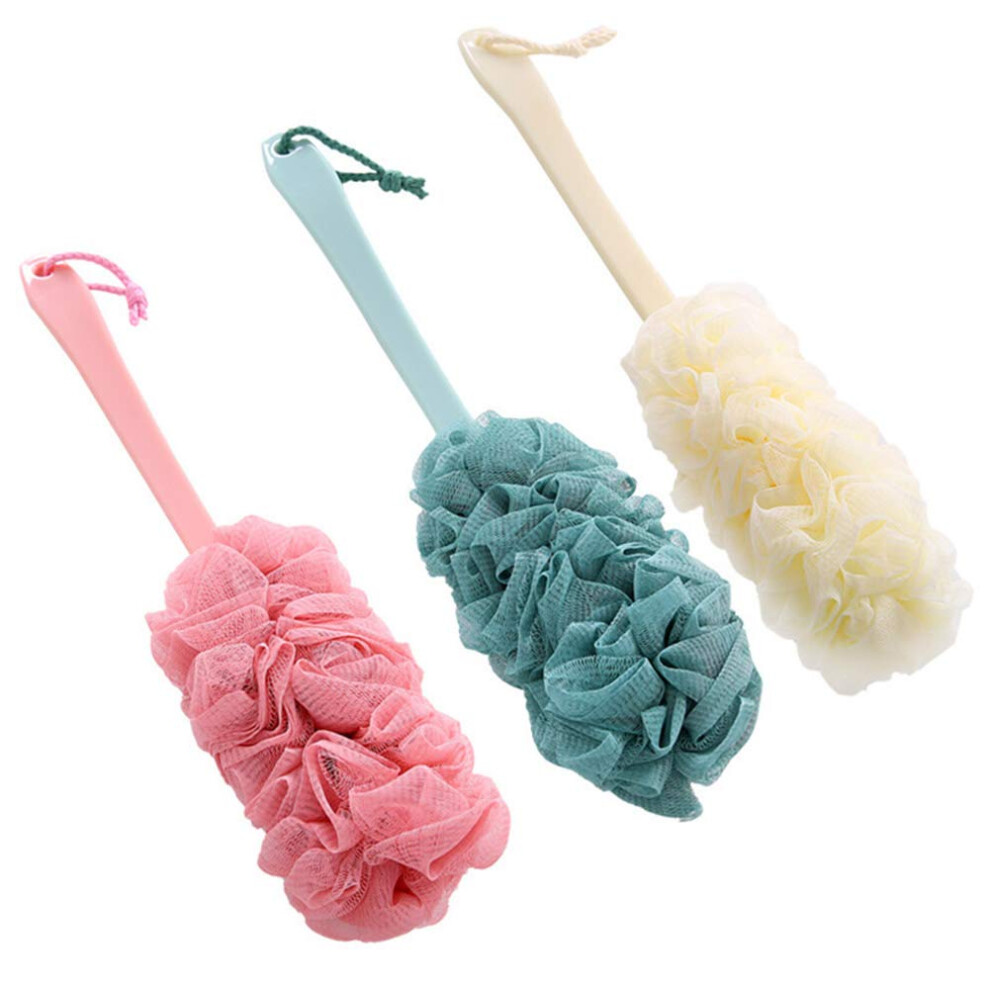 Soft Mesh Sponge, Exfoliating Body Scrub for Women and Men, Non-slip Texture, Rich Bubble for Stimulating Body Blood Circulation and Skin Improvement