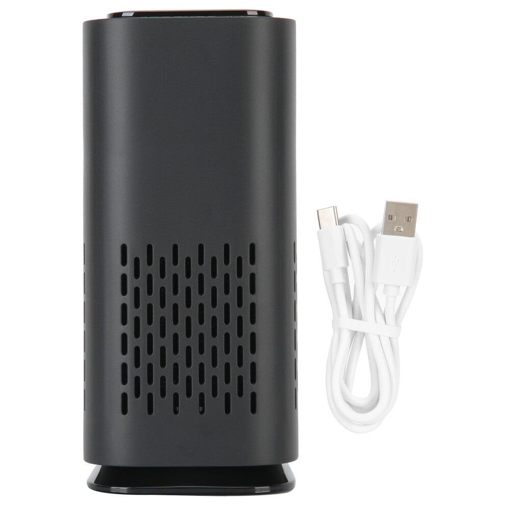 Mini Desktop Air Purifier With HEPA Filter Silent Operation Low Noise Aromatherapy Function Portable For Car Office And Bedroom Energy Efficient