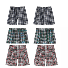 Men's Comfort Sleep Shorts, Non Restricting Leg Opening with Easy Access Opening, Full Cut Design in Breathable Cotton Soft Fabric, Functional Button