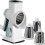 Functional Rotary Kitchen Gadget White Multi Function Vegetable Grater Slicer Shredder Easy Clean Space Saving 5