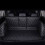 Car Boot Liner for Dacia Duster 2018, Full Coverage Waterproof Leather Rear Trunk Mats AntiScratch Trunk Pad Cargo Tray Protector Liners,Black/A 1