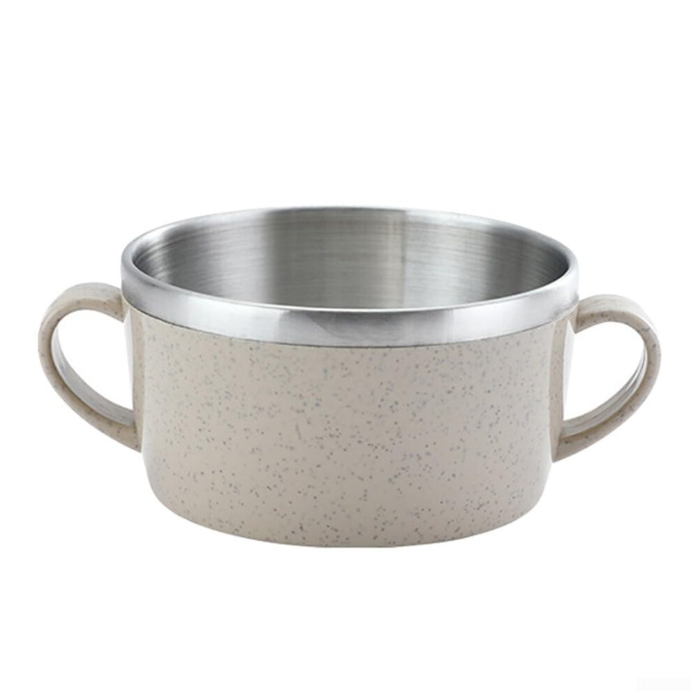Safe And Insulated Children's Rice And Soup Bowl Model D Double Layer Stainless Steel Kids Insulated Bowl