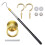 Attic Ladder Pull Down Tool with Extendable 64 Inch Reach and Rust Resistant Hook for Home or RV 1