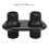 Car Air Conditioning Bulkhead 2‑Port Universal Interface Replacement for Ford 6