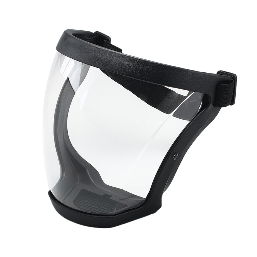 Full Face Shield Visor Antifog And Antisplash Dust Clear Film Adjustable Clear Plastic Shield For Carpentry Welding 9199774430715