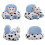 Infant Sitting Chair Sofa Cartoon Style 3 Shell Early Learning Support 10