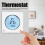 AC220V Programmable Floor Heating Thermostat, 3A, 1 5