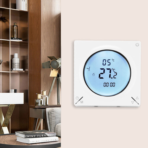 AC220V Programmable Floor Heating Thermostat, 3A, 1 1