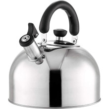 Stove Kettle 5L 304 Stainless Steel Tea Kettle Whistle Kettle With Cool Handle For Stovetop Camping Silver