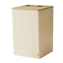 Storage Block Stainless Steel Cookware Tray Drawer With Removable Dividers, Milky Yellow Hollow Design, Tray Or Stand