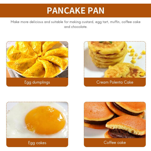 Aebleskiver Pan Cast Iron Nonstick Easy Release Danish Filled Pancake Maker for Versatile Baking 1