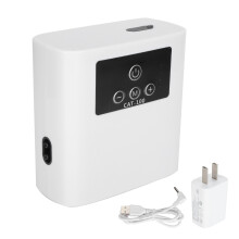USB genopladelig akvarieluftpumpe med lithiumbatteridrevet nødbeluftningspumpe AC DC dobbelttilstand fisketankbobler ultra stille design justerbar
