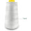 All Purpose Sewing Thread 4 Cones 3000 Yards 100% Polyester 40S/2 White Serger Overlock Quilting Sewing Machine 2