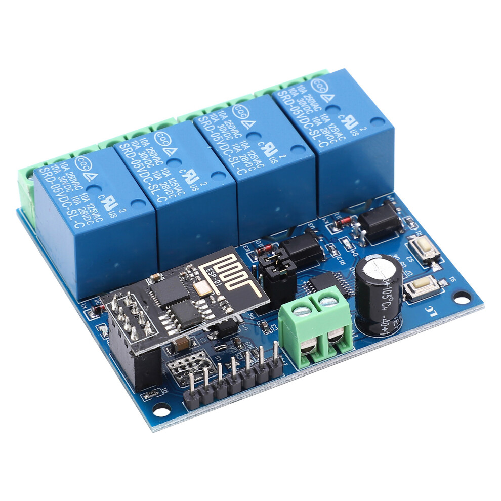 Esp8266 4-Channel 5V Wireless Relay Module For Smartphone Smart Home Control 7621378153360